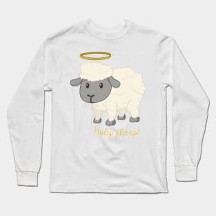 Holy Sheep Cute Fluffy Animal Long Sleeve T-Shirt